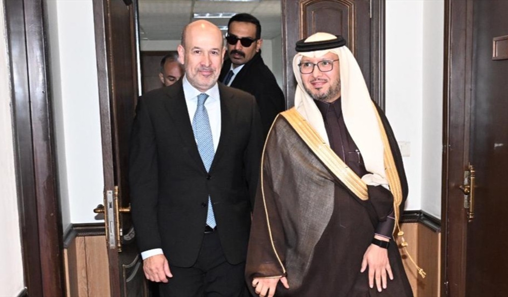 السفير بخاري ورئيس الديوان بدران