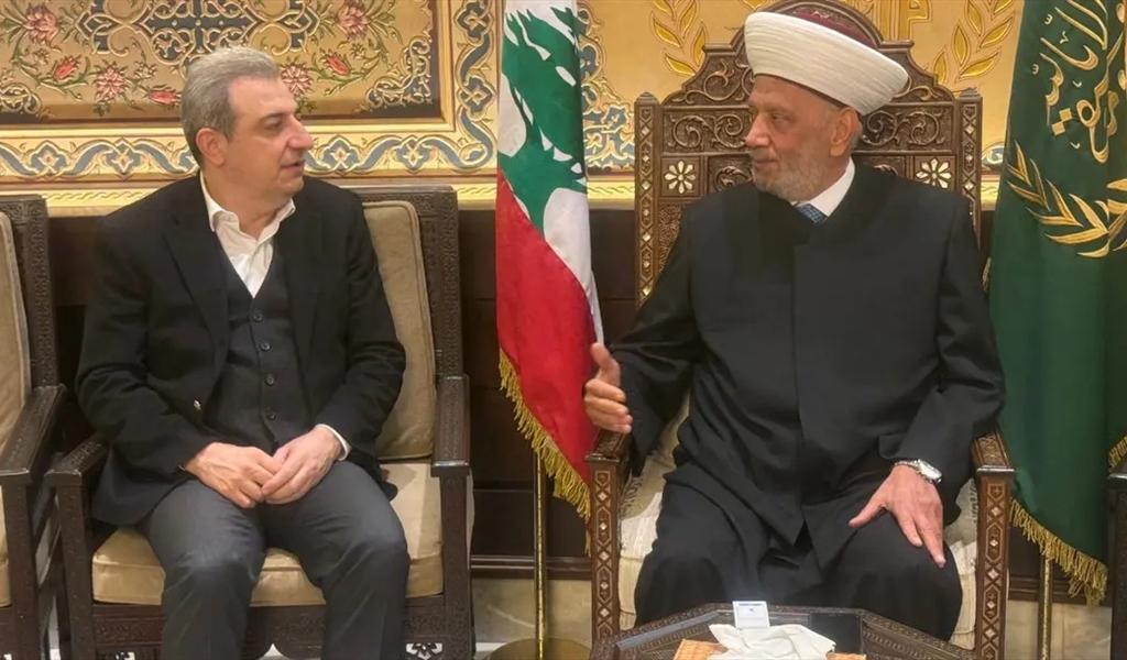 المفتي دريان مع النائب أبو فاعور