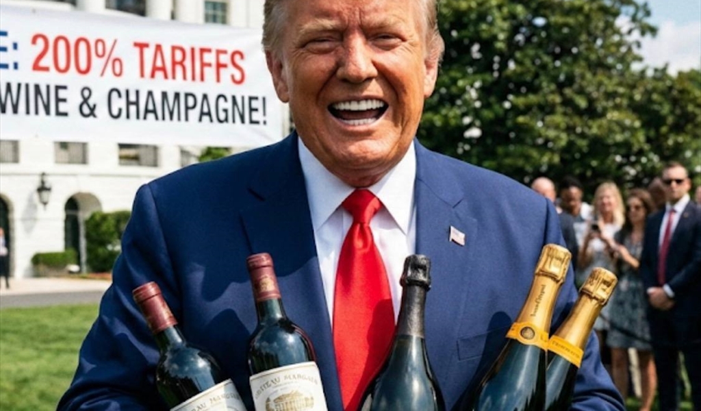 ترامب يتوعد فرنسا برسوم جمركية تصل الى 200%