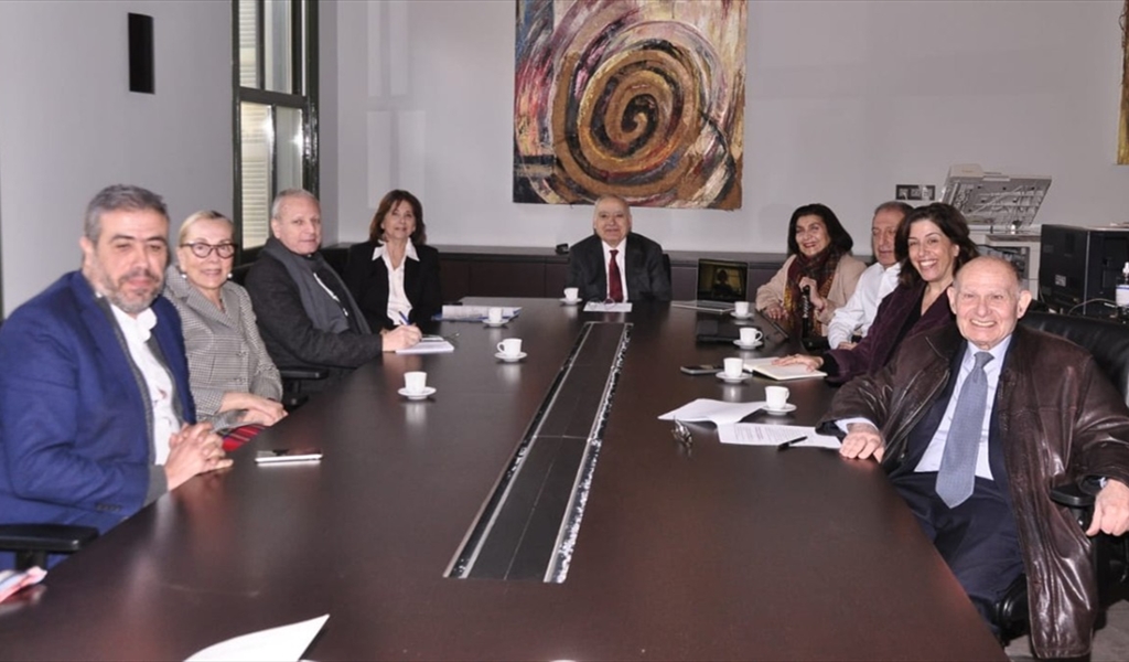 وزير الثقافة مترئساً الاجتماع