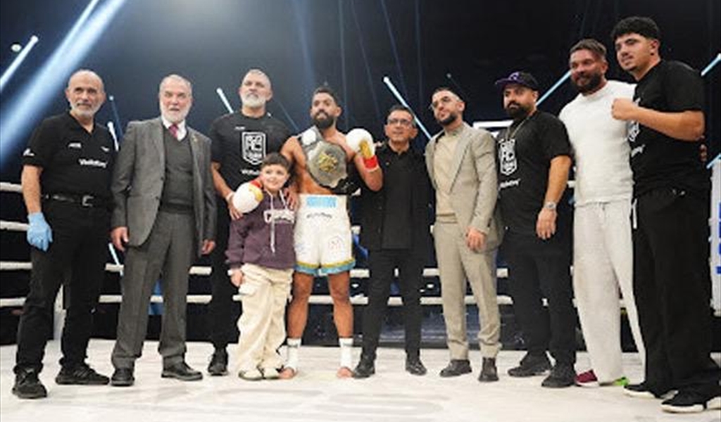 اللبناني يوسف عبود أسقط الايطالي كوكاج وتُوّج بطلاً للعالم للمحترفين..