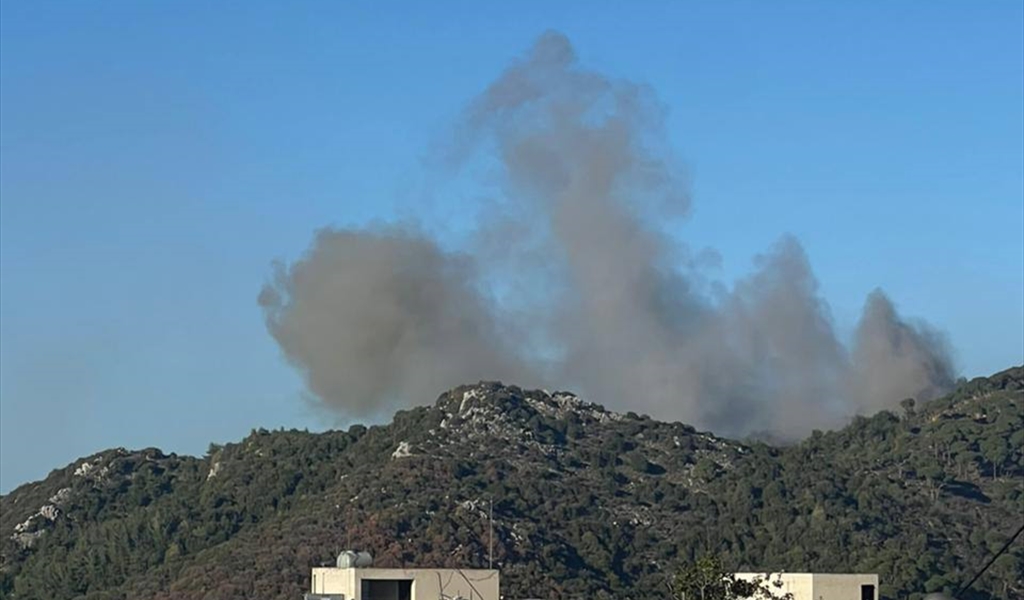 الطيران الحربي أغار على منطقة البريج أطراف بلدة جباع