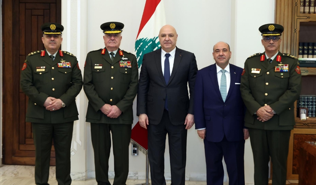 قائد الجيش الأردني في بعبدا: ندعم الجيش اللبناني بالعتاد والتدريب