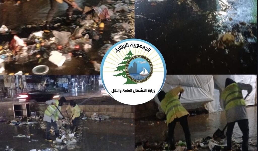 "الأشغال" تحذر من رمي النفايات العشوائي: يسد مجاري تصريف المياه