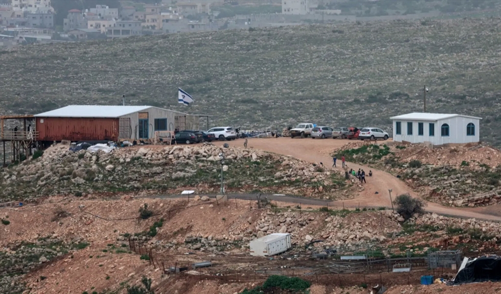 مستوطنة جديدة قرب بلدة شقبا قرب رام الله في الضفة