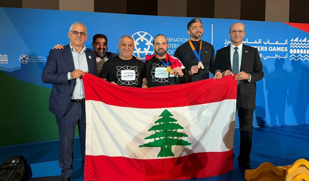 اللبنانيان عليوان ومرفوسي بصدارة أبطال ألعاب الماسترز المفتوحة في أبو ظبي..