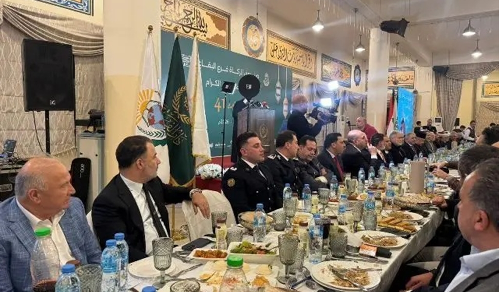 خلال حفل الإفطار