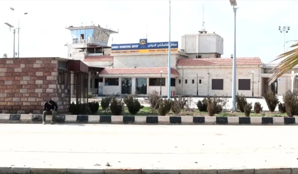 جانب من مطار القامشلي