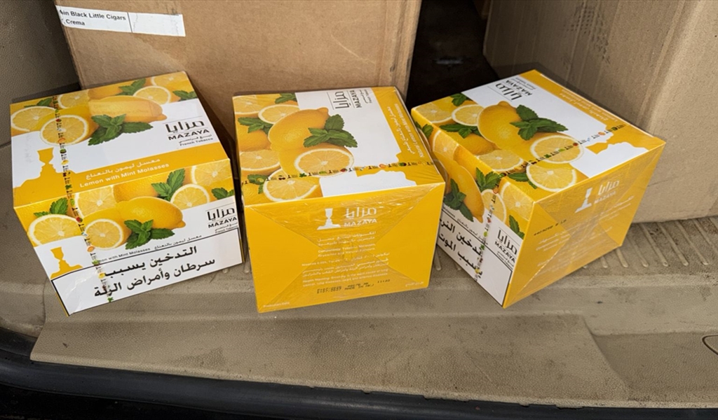 من المضبوطات المهربة