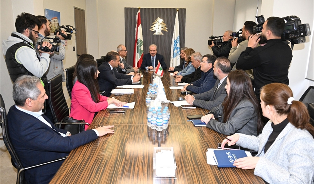 وزير المالية خلال الاجتماع المرتبط بمجموعة العمل المالي