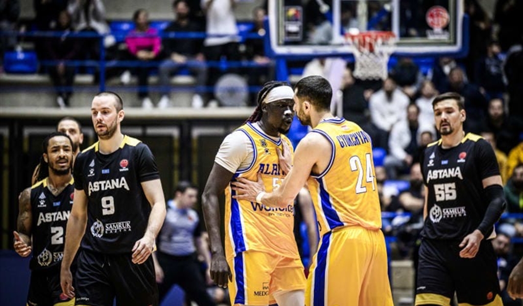 الرياضي يكتسح سلة استانا بفارق 49 نقطة ويتصدر مجموعة غرب اسيا ببطولة "وصل"..