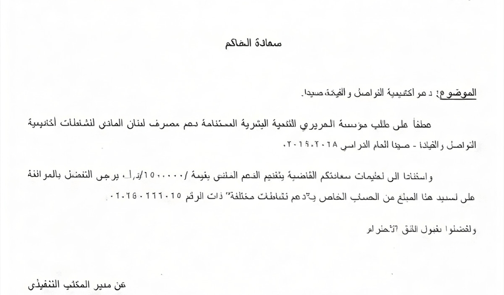 من الحساب الخاص!