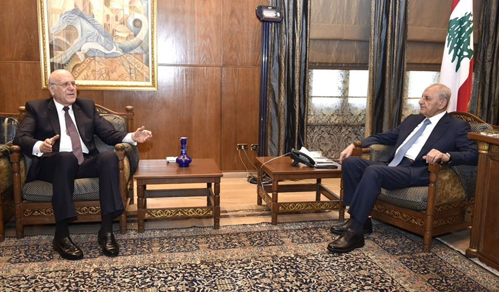 بري عرض التطورات مع ميقاتي والحاج وعن تأجيل الانتخابات: لم أذكر أي سفير!