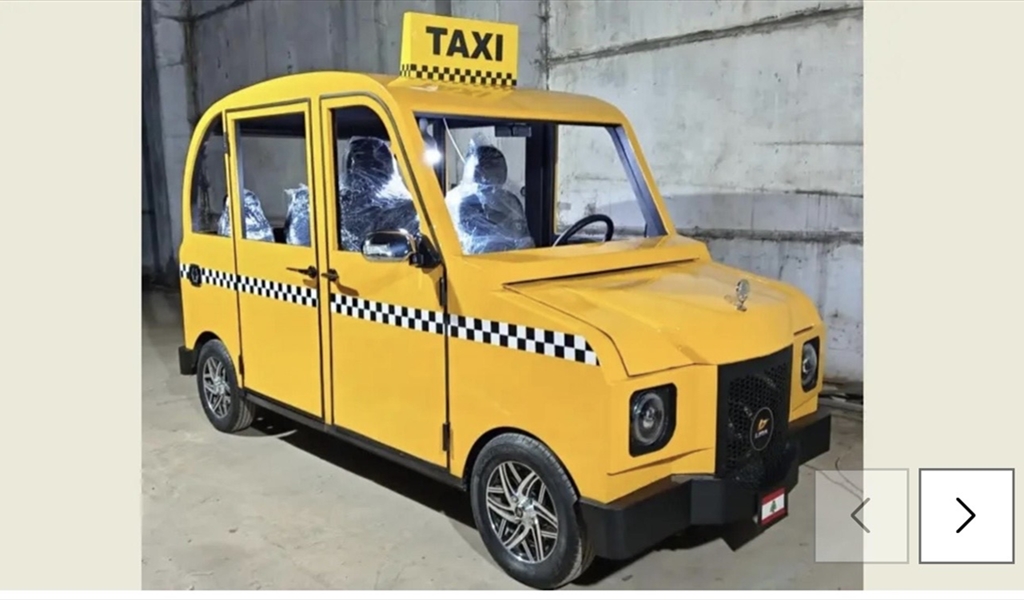 أوّل "تاكسي ذكي" كهربائي.. صُنع في لبنان!