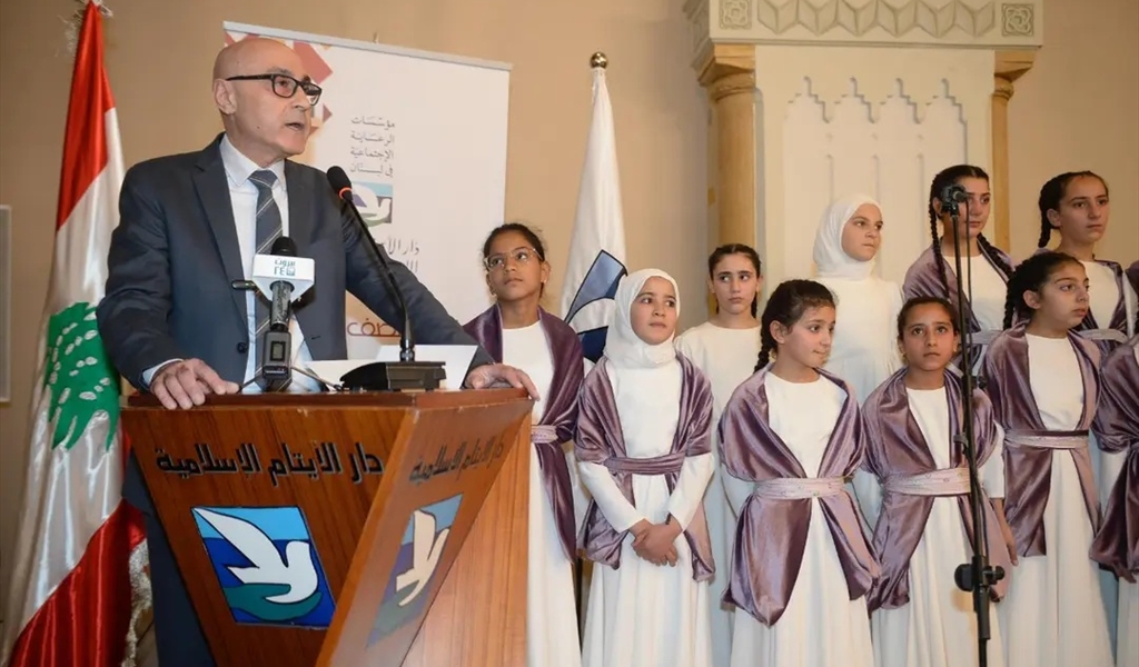 قوتلي يلقي كلمته خلال الاحتفالية