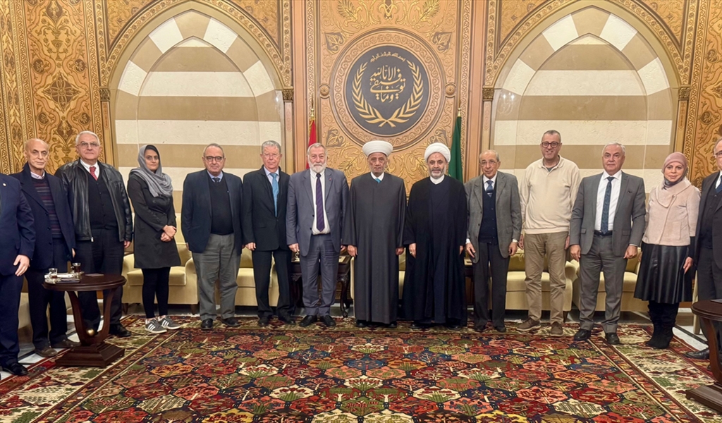 المفتي دريان مع وفد اللقاء الإسلامي المسيحي