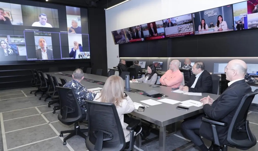 الوزير الحجار مترئساً الاجتماع الافتراضي للمحافظين