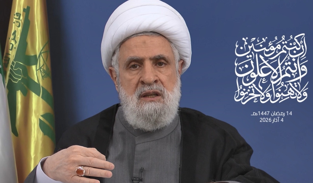 الشيخ قاسم يتحدث مساء امس لأول مرة منذ تجدد الحرب