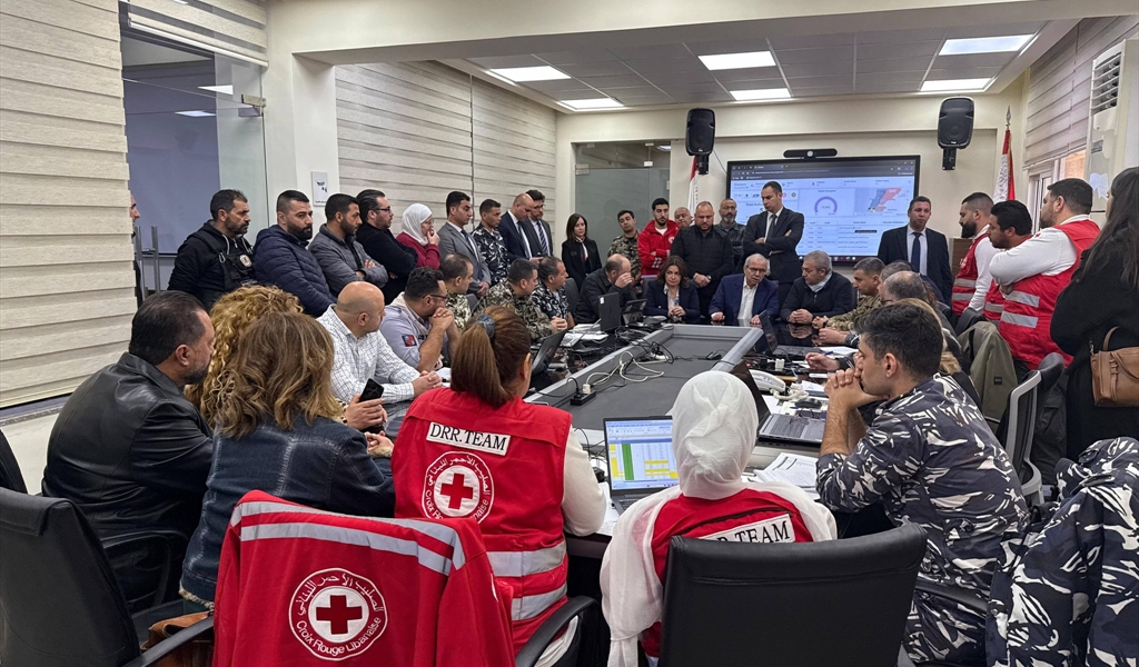 الرئيس سلام مترئسا اجتماع غرفة وحدة الكوارث في الجنوب