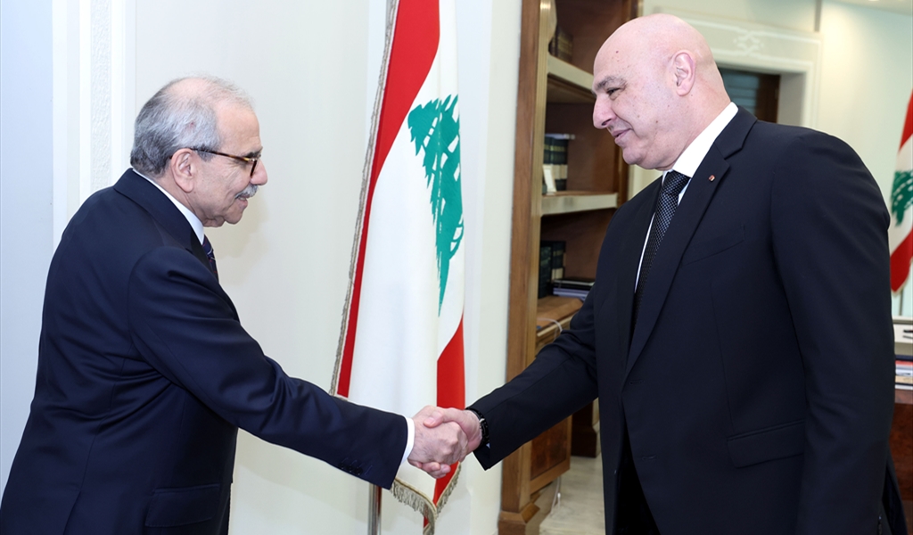 اللقاء بين الرئيسين عون وسلام