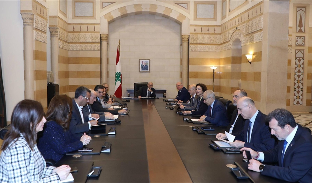 الرئيس سلام مترئساً الاجتماع الوزاري الدوري