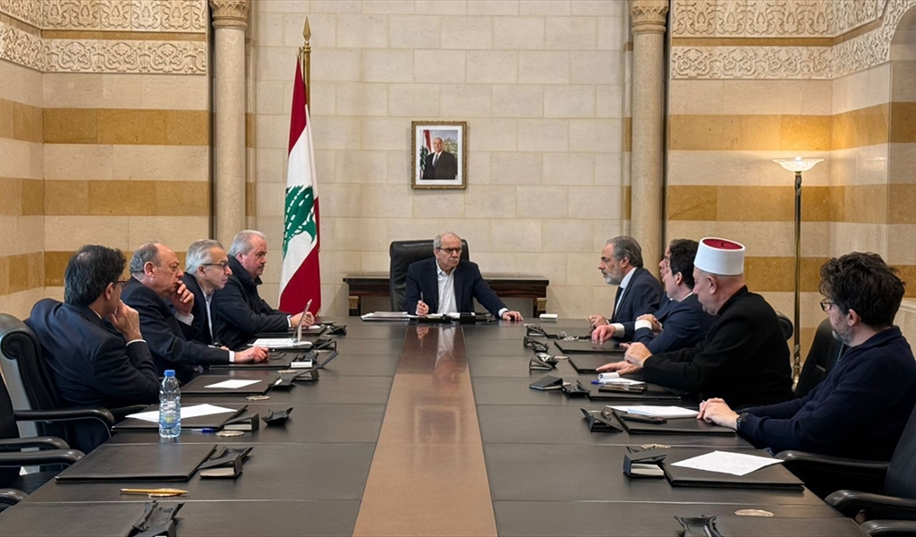 الرئيس سلام مستقبلاً وفداً من نقابة مستوردي المواد الغذائية