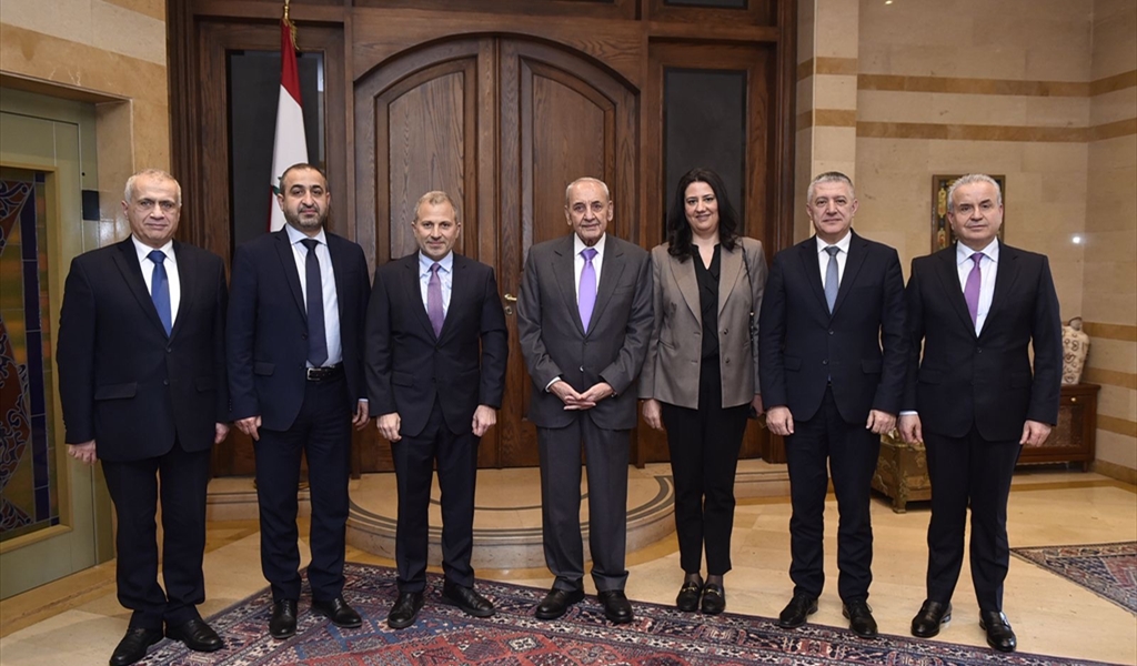 الرئيس بري يتوسط النائب باسيل والوفد النيابي حسن ابراهيم