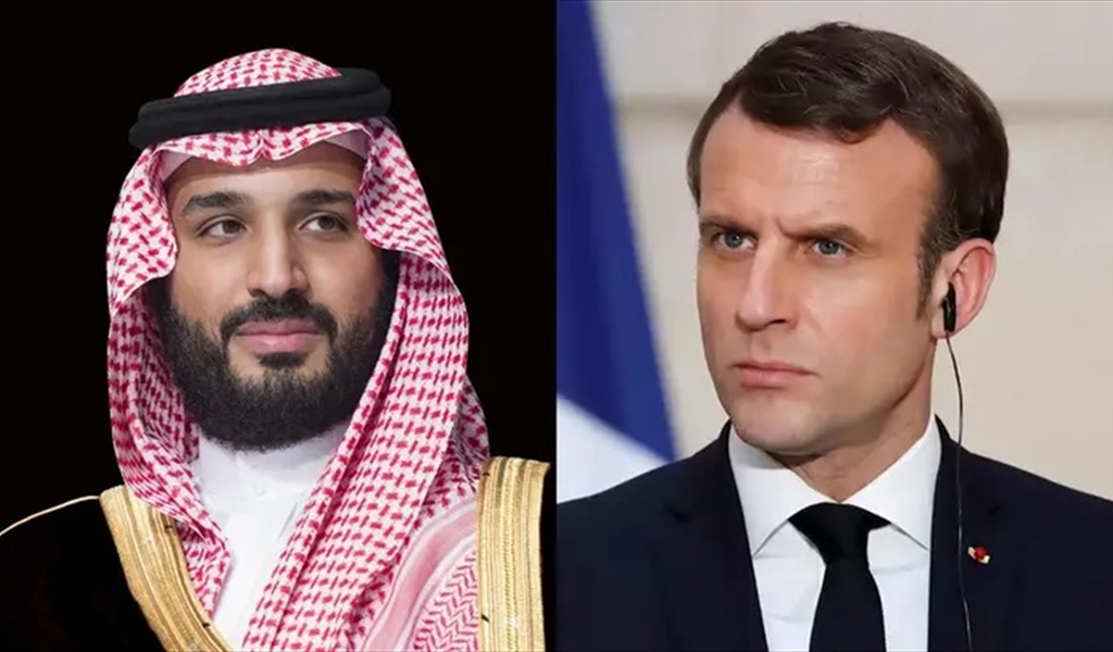 الأمير محمد بن سلمان وماكرون يبحثان التصعيد العسكري في الخليج