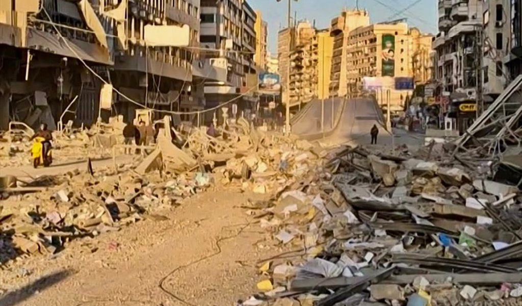 دمار هائل، وغير مسبوق في المشرفية، في الضاحية الجنوبية (طلال سلمان)