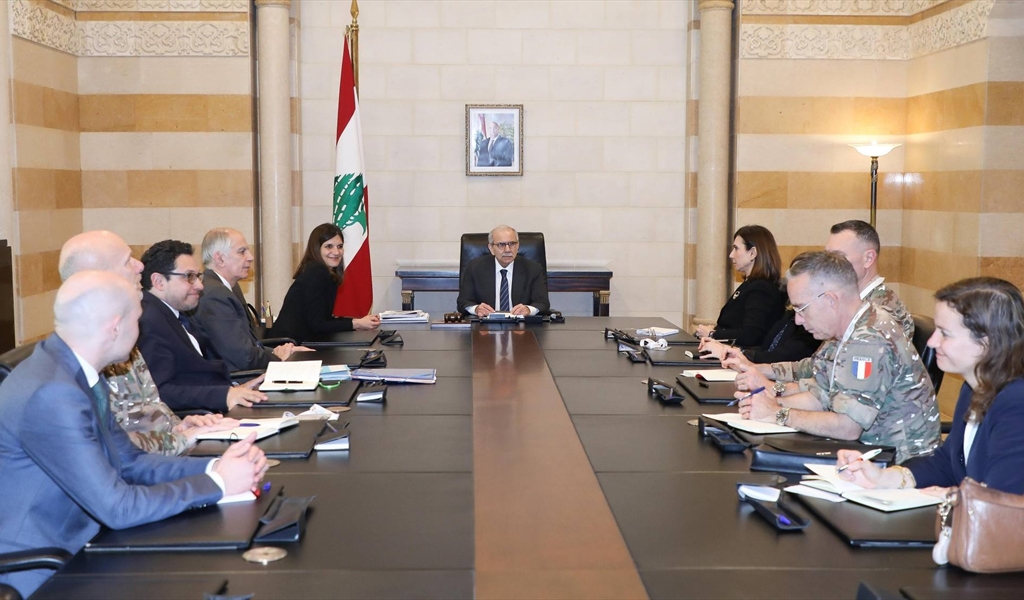 الرئيس سلام مجتمعاً مع الوزيرة الفرنسية