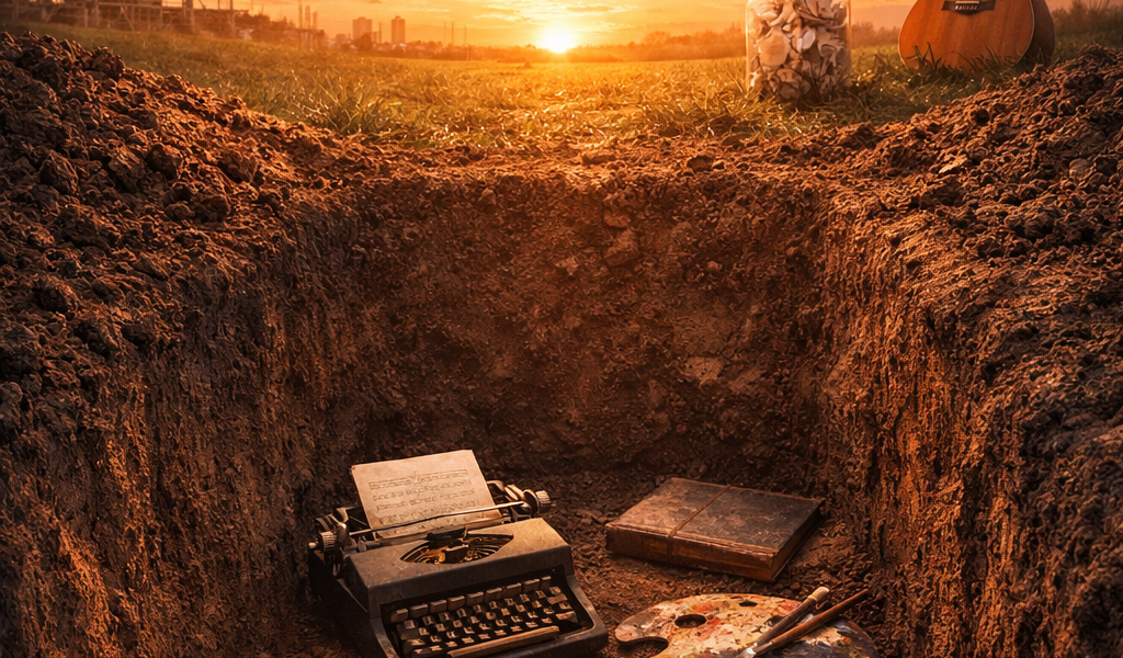 اِمتَلِئ بالحياة... ومُتْ فارغاً