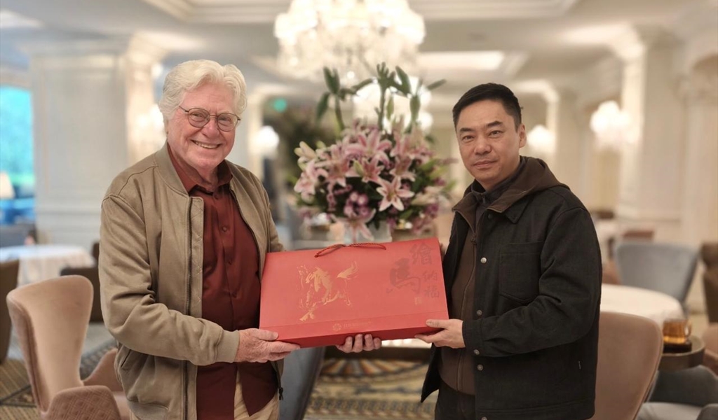 فهمي مع نظيره الصيني