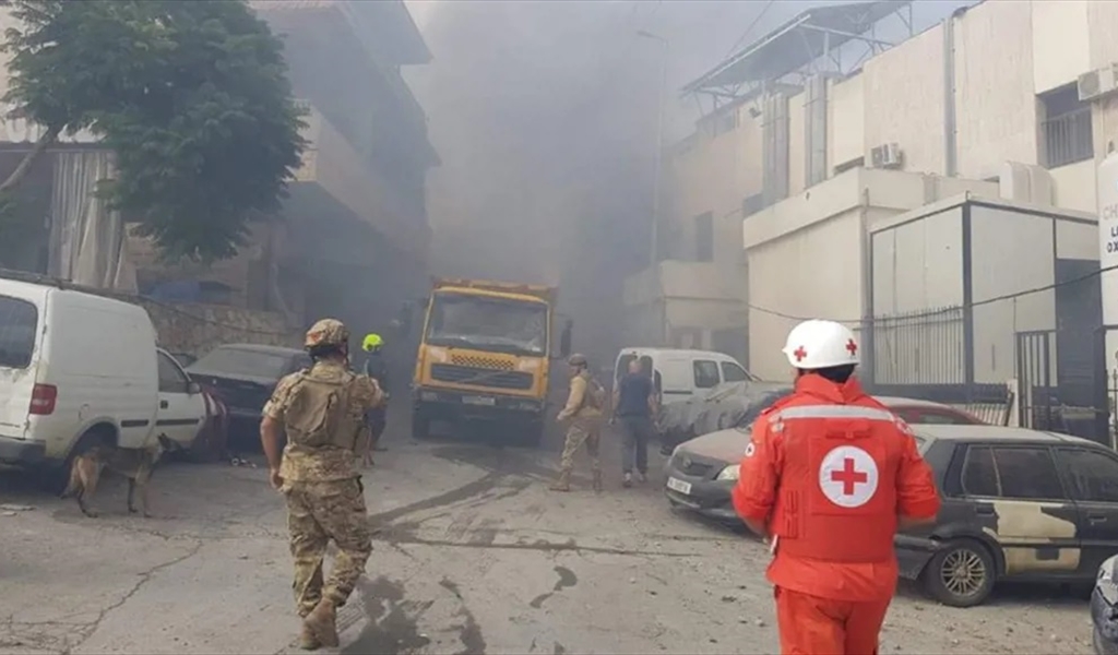 غارة أمام مستشفى تبنين... وأضرار كبيرة