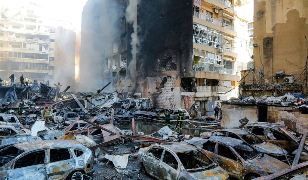 من إعلام العدو: مشاهد عار من غارات العشرة دقائق التي قتلت ٣٠٠ لبناني