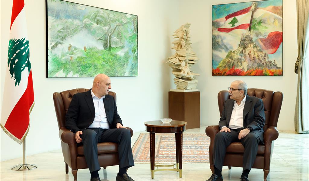 اللقاء بين الرئيسين عون وسلام في بعبدا