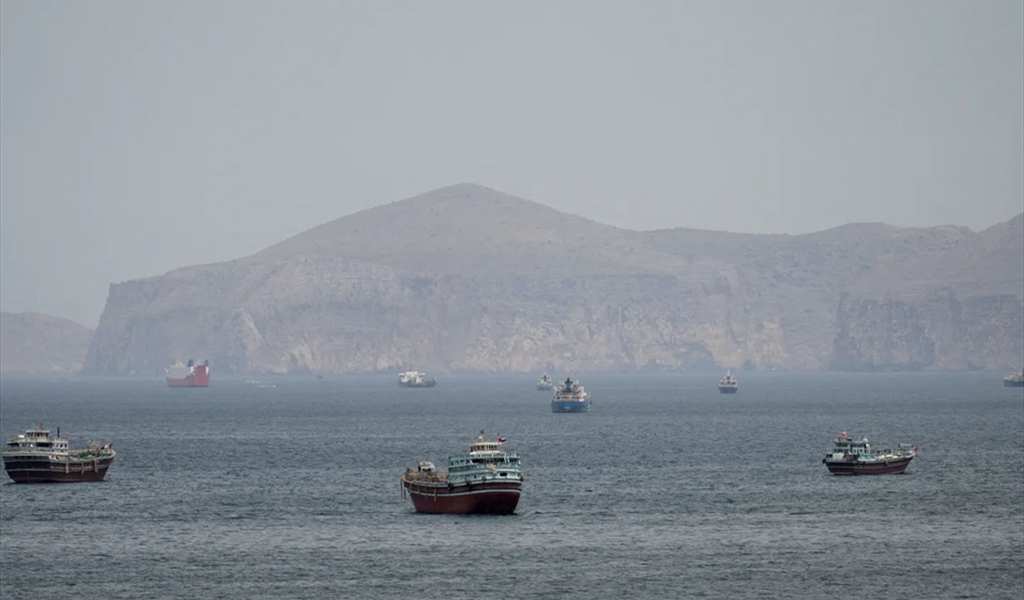 سفن وقوارب سريعة في مضيق هرمز