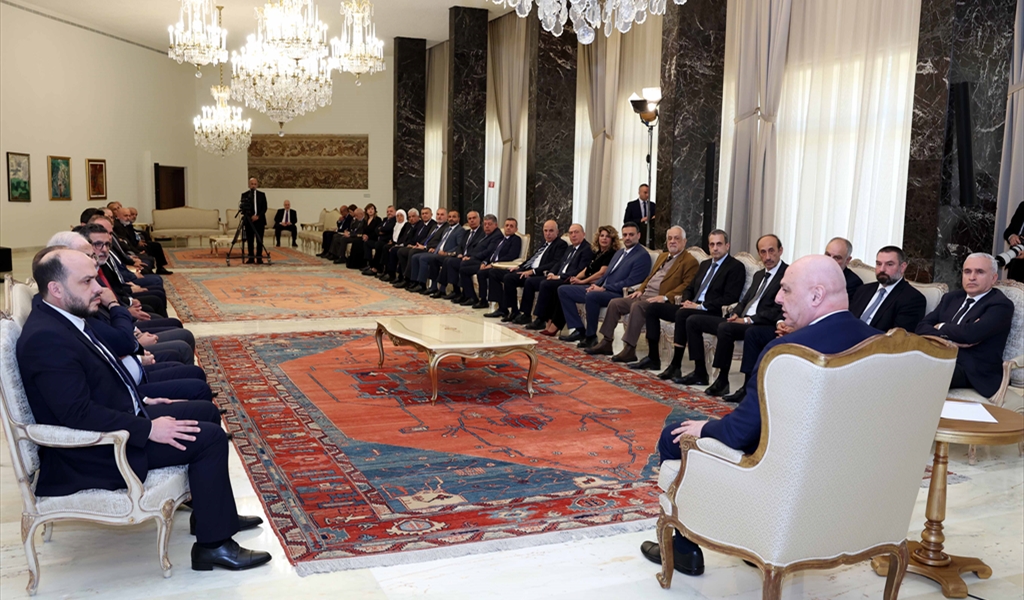 الرئيس عون خلال لقائه وفداً من قضاء جزين