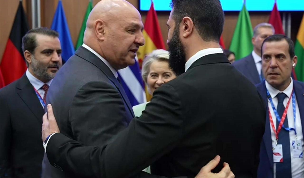 لقاء الرئيسين عون والشرع في نيقوسيا