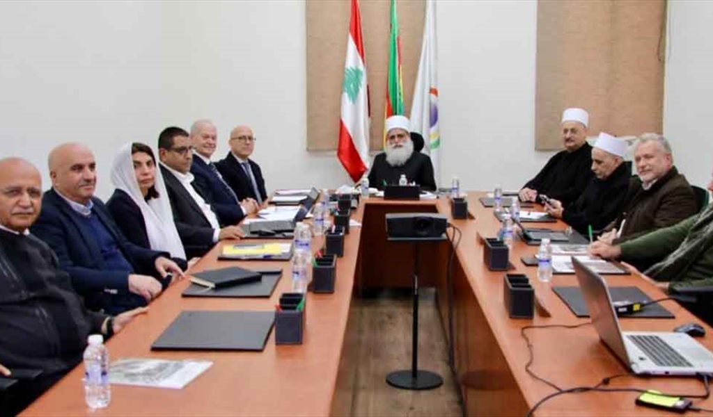 شيخ العقل مترئساً المجلس المذهبي