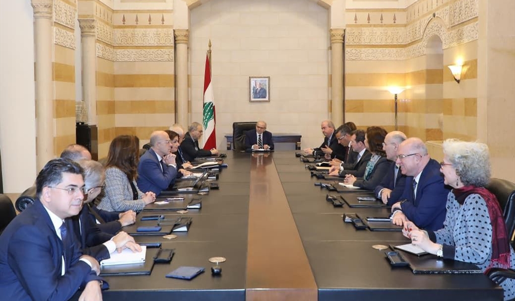 الرئيس سلام مترئساً الاجتماع الوزاري