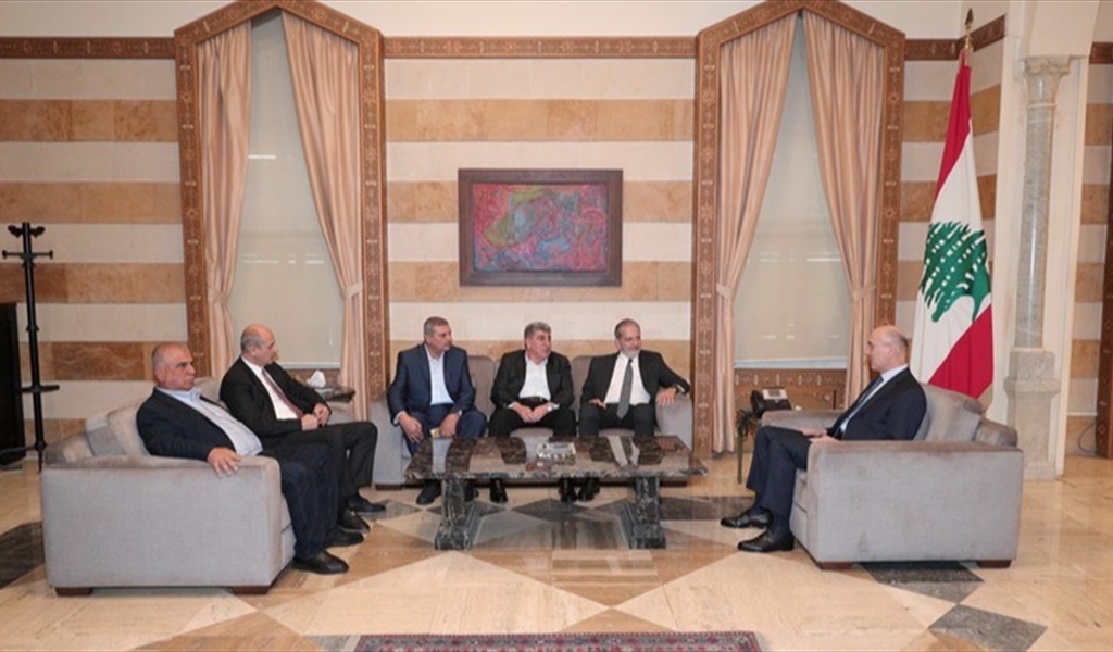 الوزير الحجار ووفد قطاع المحروقات