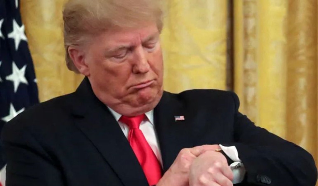 ترامب يضبط ساعة الصفر