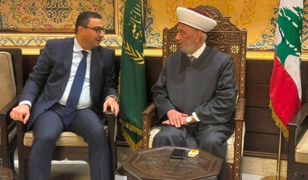 المفتي دريان مستقبلاً مدعي عام التمييز القاضي أحمد رامي الحاج