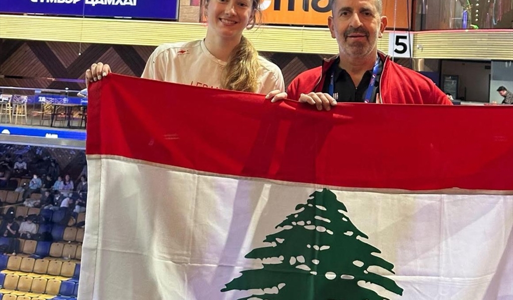 الرئيس عون هنأ بطلة التايكواندو اللبنانية ليتيسيا عون بانجازها الآسيوي..