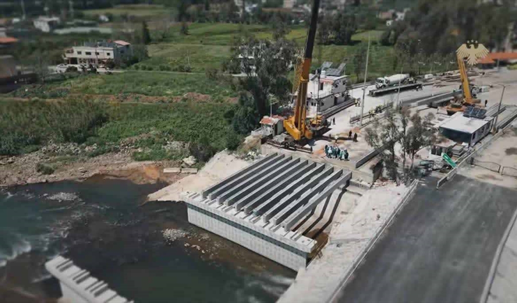 الأعمال على جسر العريضة الدبوسية