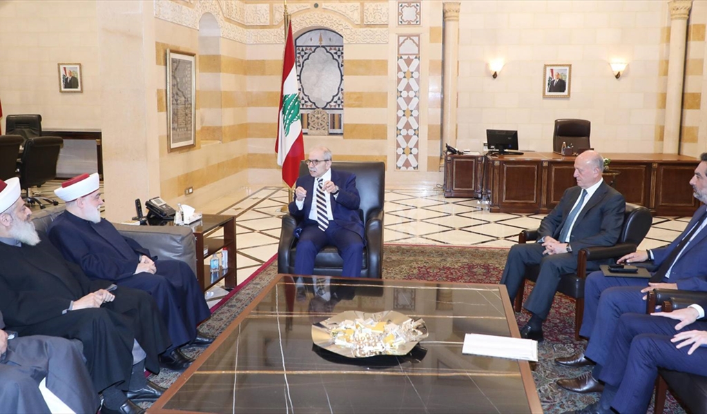 الرئيس سلام خلال لقائه وفداً من الشمال