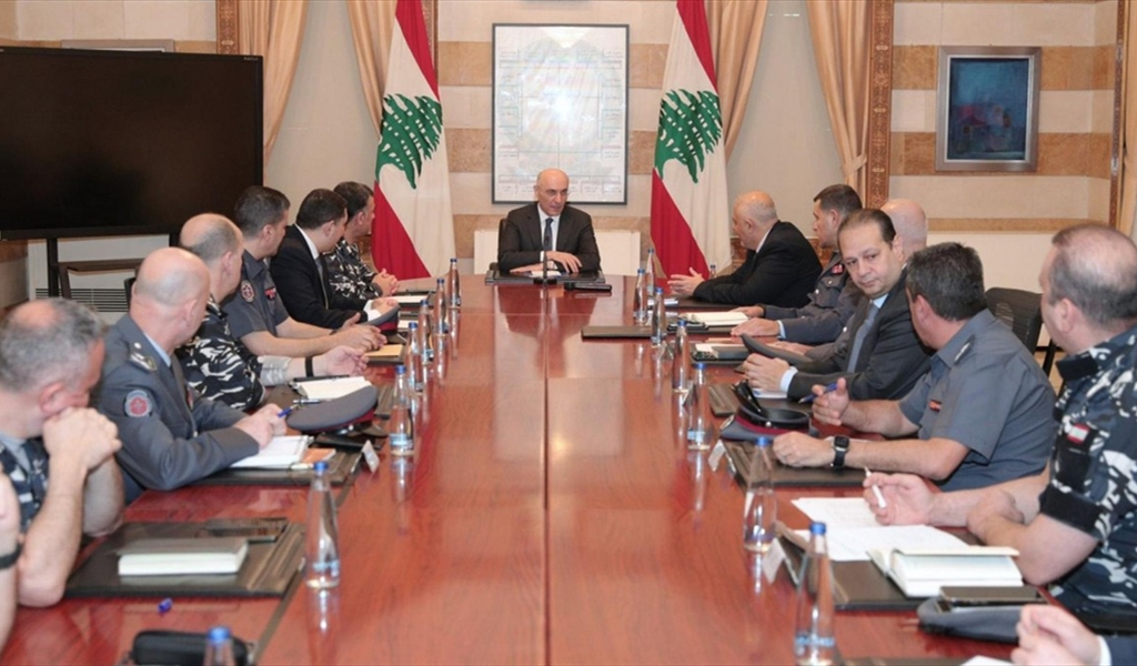 الوزير الحجار مترئساً الاجتماع