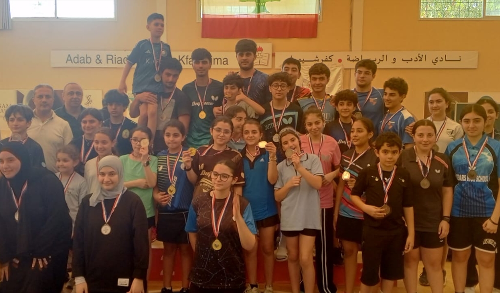 إختتام حاشد لبطولة كرة الطاولة المدرسية