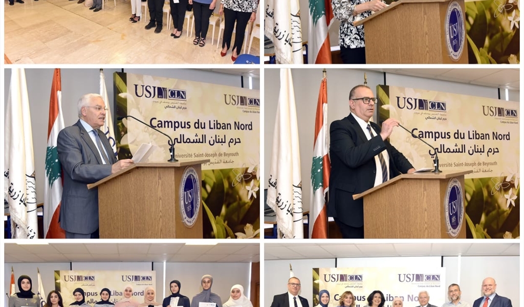 المتحدثون والفائزون بالجوائز والحضور خلال الاحتفال