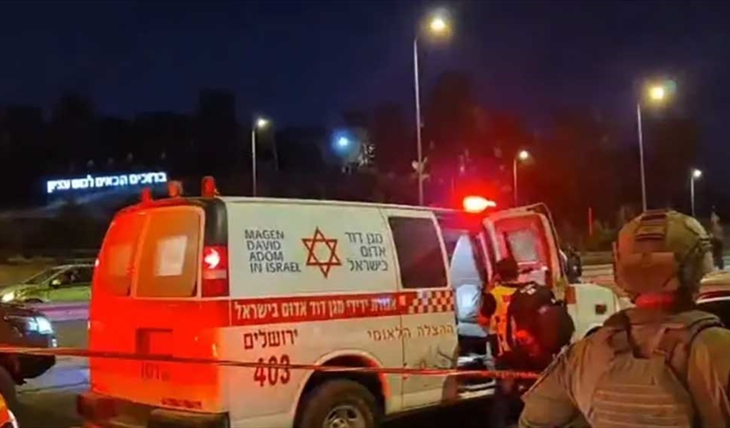 من موقع عملية الدهس في الضفة
